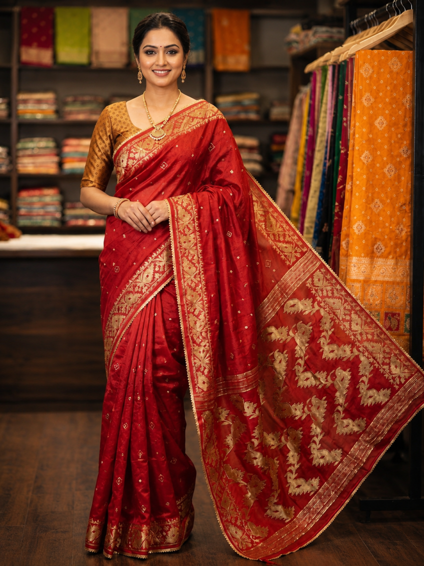 Kardana Jamdani Saree